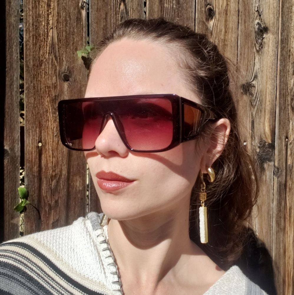 Oversized Burtrees Gradient Sunglasses